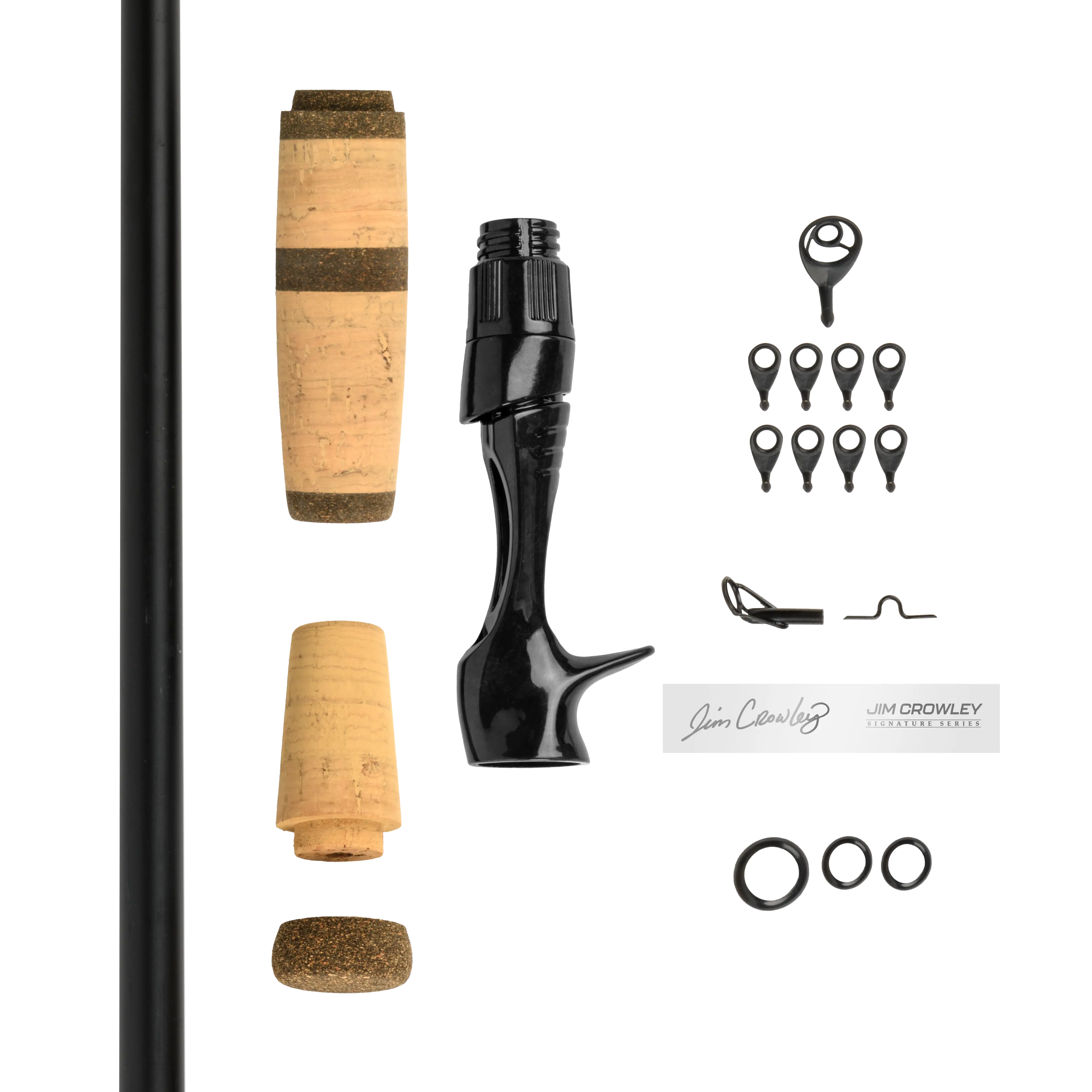 Jim Crowley 7'4" Med-Heavy Bladed Jig Rod Component Kit